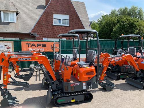 Mini pelle 1T CARTER, Zakelijke goederen, Machines en Bouw | Kranen en Graafmachines, Ophalen