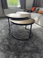 2 salontafels, Ophalen, Zo goed als nieuw, Rond