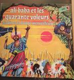 Disque vinyle 33T Ali Baba et les 40 voleurs, Enlèvement, Utilisé, Fable ou Conte (de fées), À partir de 10 ans
