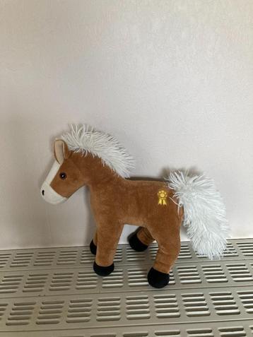 Knuffel bruin paardje, L=30 cm, H= 28 cm prima staat beschikbaar voor biedingen