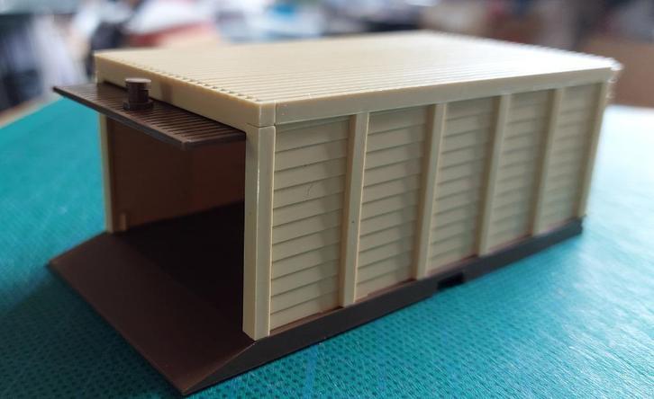 H0LK 0914 GARAGEBOX 1/87., Hobby en Vrije tijd, Modelauto's | 1:87, Nieuw, Overige typen, Overige merken, Verzenden