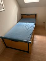 Tienerkamer compleet, Huis en Inrichting, Slaapkamer | Bedden, Ophalen, Gebruikt, Eenpersoons, Blauw