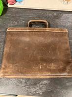 Delvaux tas , handtas ,vintage in leder, Bruin, Aktetas of Boekentas, Ophalen of Verzenden, Leer