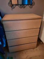 MALM dressoir met 4 laden, Huis en Inrichting, Kasten | Ladekasten, Ophalen, Zo goed als nieuw