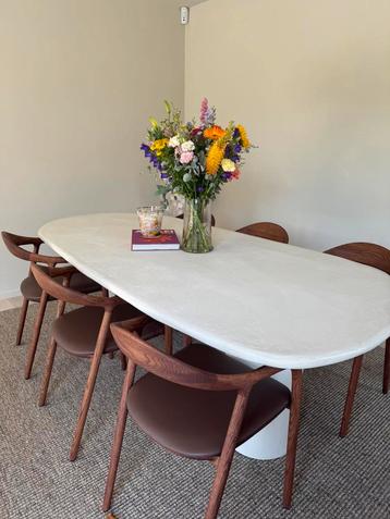 MORTEX tafel organisch - nieuw - 225 x 110 cm, Maison & Meubles, Tables | Tables à manger, Enlèvement ou Envoi, Neuf, Rond