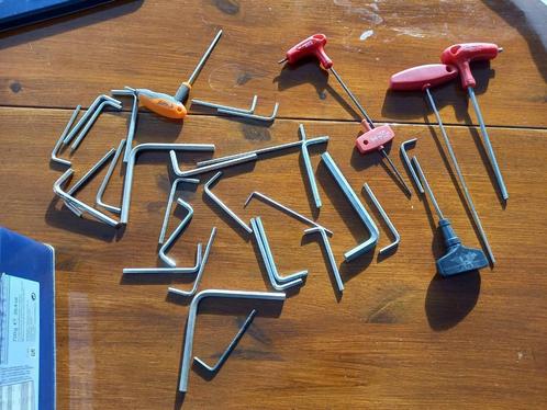 Verschillende sets inbussleutels (ook apart), Doe-het-zelf en Bouw, Gereedschap | Handgereedschap, Gebruikt, Ophalen