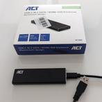 ACT USB-C M.2 SATA en NVMe SSD behuizing - nieuw, ACT, Enlèvement ou Envoi, SSD, USB