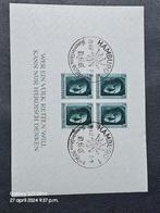 Duitse Rijk 1937 blok 8 ongetand, Postzegels en Munten, Ophalen of Verzenden, Gestempeld