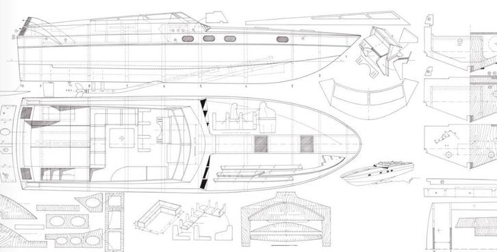Plan de construction du Magnum 50, Hobby & Loisirs créatifs, Modélisme | Bateaux & Navires, Neuf, Envoi