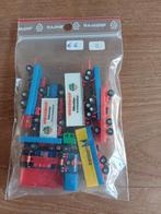 5 Vrachtwagens met aanhangwagen schaal 220 (spoor Z), Ophalen of Verzenden, Gebruikt, Overige typen