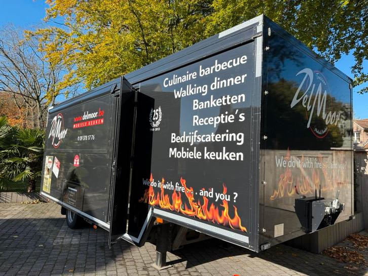 Mobiele keuken trailer, Auto diversen, Aanhangers en Bagagewagens, Zo goed als nieuw, Ophalen