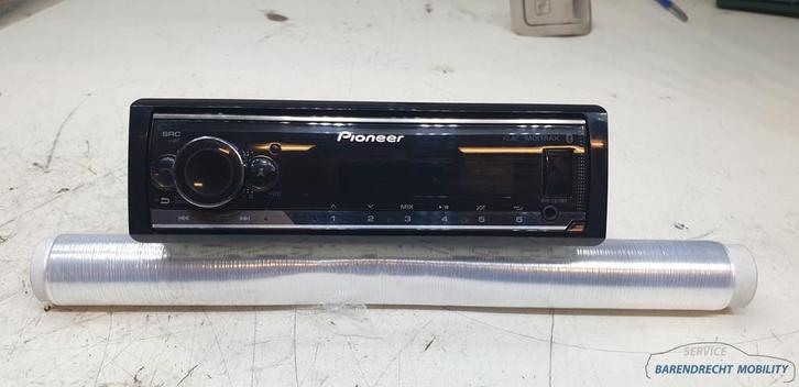 Pioneer MVH-S520BT app radio Bluetooth AUX USB 1 Din origine, Auto-onderdelen, Elektronica en Kabels, Renault, Volkswagen, Gebruikt