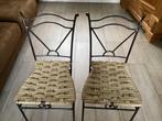 chaises en fer forge et rotin naturel, Antiquités & Art, Enlèvement
