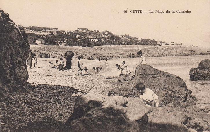 1925 - FRANCIA - Sète : La Plage de la Corniche, Collections, Cartes postales | Étranger, Non affranchie, France, 1920 à 1940