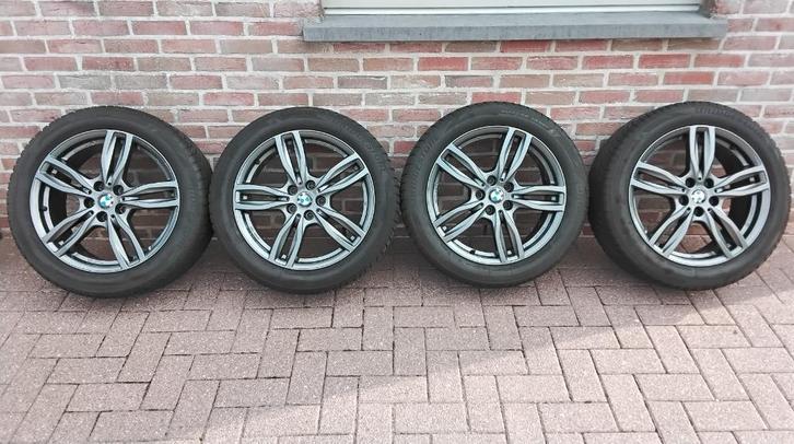 WINTERSET BMW X1 F48 EN X2 F39  ANTRACIET IN 18", Auto-onderdelen, Banden en Velgen, Banden en Velgen, Winterbanden, 18 inch, 225 mm