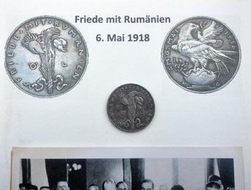 Munt 'Vrede met Roemenië' 6.5.18 + foto's beschikbaar voor biedingen