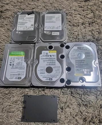 Hardeschijf  3x 500. 2 x 750gb beschikbaar voor biedingen