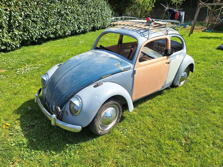 vw cox 1960 1200cm a terminer, Autos, Volkswagen, Particulier, Coccinelle, Essence, Euro 2, Coupé, 2 portes, Boîte manuelle, Bleu