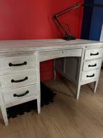 Houten Bureau gerenoveerd, Huis en Inrichting, Bureaus, Ophalen, Gebruikt, Bureau