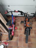 2 kinderfietsen, Ophalen, Gebruikt, Minder dan 16 inch