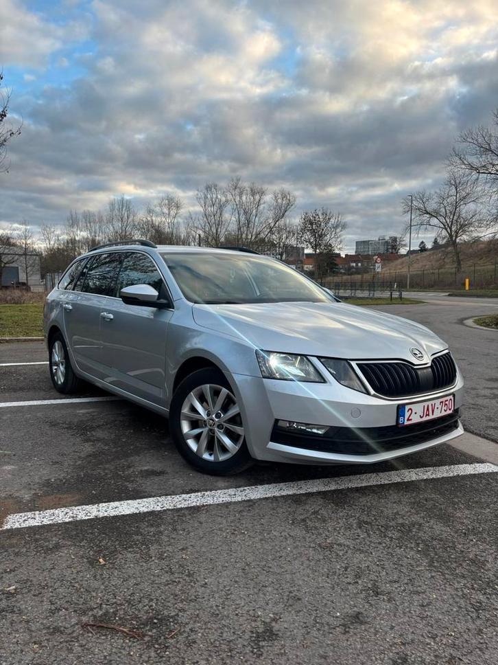 Skoda octavia, Auto's, Skoda, Bedrijf, Octavia, Benzine, Euro 6, Break, 5 deurs, Handgeschakeld, Zilver of Grijs, Zwart, Leder en Stof