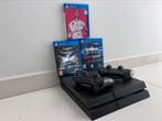 Playstation 4 met 2 controllers, Games en Spelcomputers, Ophalen, Met 2 controllers, Original, 500 GB