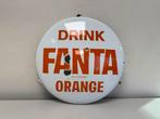 Drink FANTA emaille reclamebord, Verzamelen, Ophalen of Verzenden, Gebruikt, Reclamebord