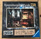 Escape Puzzle Ravensburger, Hobby & Loisirs créatifs, 500 à 1500 pièces, Puzzle, Enlèvement, Utilisé