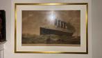 Lithohraphie Odin Rosenvinge Lusitania, Antiek en Kunst