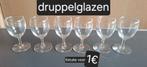 Druppelglazen, Ophalen