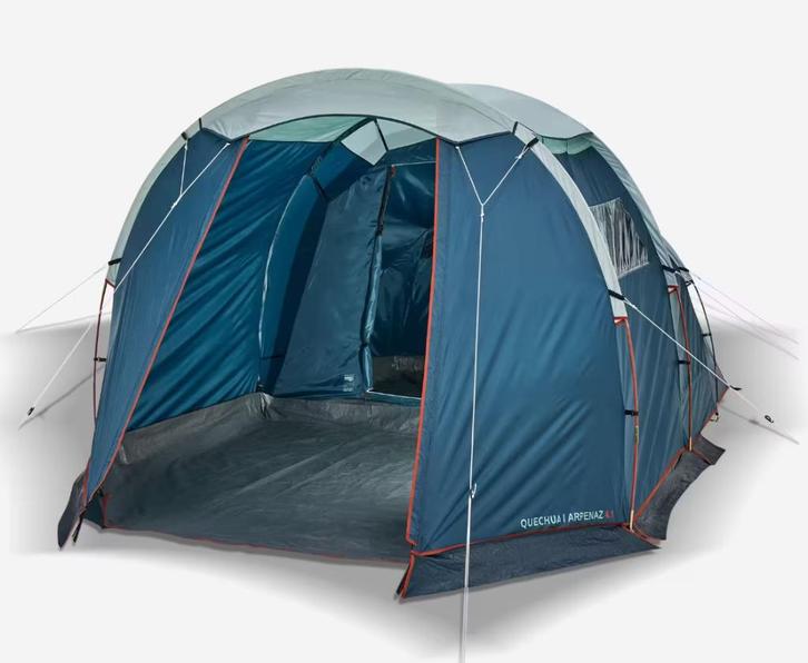 Quechua Koepeltent voor 4 personen met 1 slaapruimte, Caravans en Kamperen, Tenten, tot en met 4, Zo goed als nieuw, Ophalen