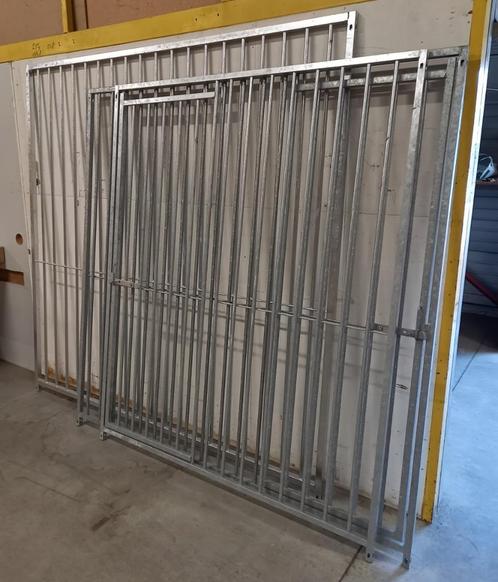 UITVERKOOP - Metalen hondenrenpanelen - aanbieding, Dieren en Toebehoren, Hondenhokken, Nieuw, Hondenkennel, 100 cm of meer, 110 cm of meer