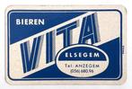 speelkaart van Brouwerij "Vita" - Elsegem, Gebruikt, Ophalen of Verzenden