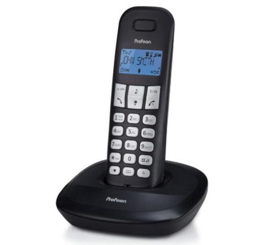 Profoon PDX-1100 DECT Telefoon Zwart Draadloos "TWEEDE KANS", Telecommunicatie, Vaste telefoons | Handsets en Draadloos, Nieuw