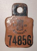 Fietsplaat fietsplaten plaque velo taksplaat vintage mancave, Antiquités & Art, Enlèvement ou Envoi