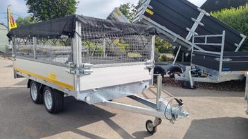 Ongeremde plateau aanhangwagens te huur beschikbaar voor biedingen