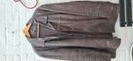 Cortefiel leder jas bruin Large, Kleding | Heren, Jassen | Winter, Ophalen of Verzenden, Gedragen, Maat 52/54 (L), Bruin