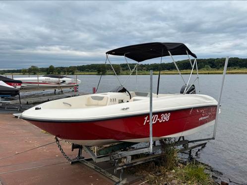 Bayliner Element E5 Mercury 40pk 4takt 2016 inc trailer, Watersport en Boten, Speedboten, Gebruikt, 3 tot 6 meter, Benzine, Minder dan 70 pk