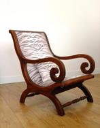Victoriaanse koloniale fauteuil in Engelse stijl - 100% gere, Ophalen