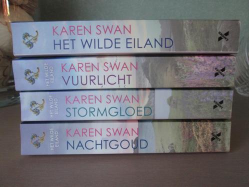 Het wilde eiland + Vuurlicht + Stormgloed + Nachtgoud, Boeken, Romans, Ophalen of Verzenden