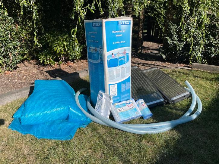 Intex zwembad 366x84cm, Tuin en Terras, Zwembaden, Gebruikt, Opzetzwembad, 80 tot 120 cm, 200 tot 400 cm, Rond, Ophalen