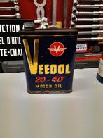 oude lege oliekan veedol 20/40 motorolie, Verzamelen, Merken en Reclamevoorwerpen, Verzenden, Gebruikt, Overige typen