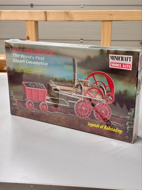 1804 Construction locomotive vapeur monde Trevithick 1/37, Hobby & Loisirs créatifs, Modélisme | Autre, Neuf, 1:32 à 1:50, Enlèvement ou Envoi