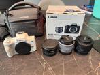 Canon EOS M50 MARK II WIT, Audio, Tv en Foto, Ophalen, Zo goed als nieuw, Canon