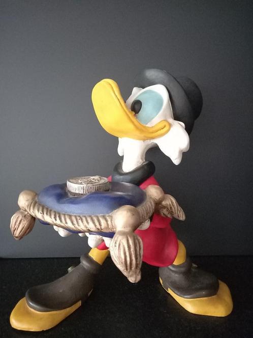 Dagobert Duck - Oncle Picsou Figurine Disney VINTAGE 1980, Verzamelen, Disney, Gebruikt, Beeldje of Figuurtje, Overige figuren