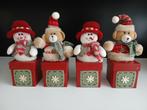 kerstdozen met vilten sneeuwman of beer, Ophalen of Verzenden, Nieuw