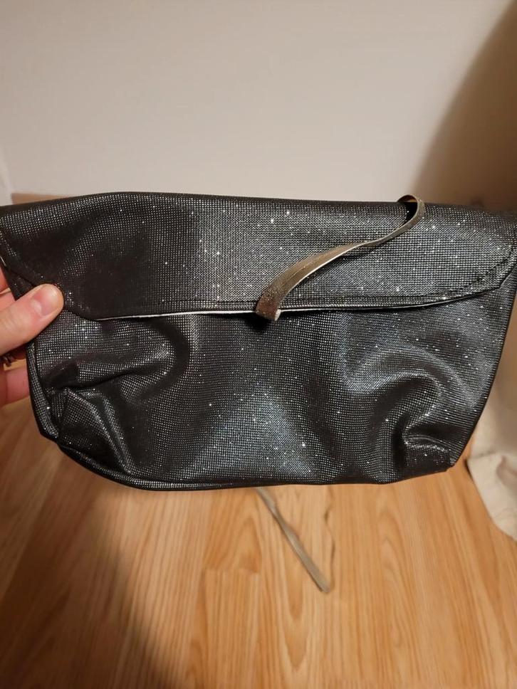 Leuke pochette met glinsters, Handtassen en Accessoires, Tassen | Damestassen, Nieuw, Ophalen of Verzenden