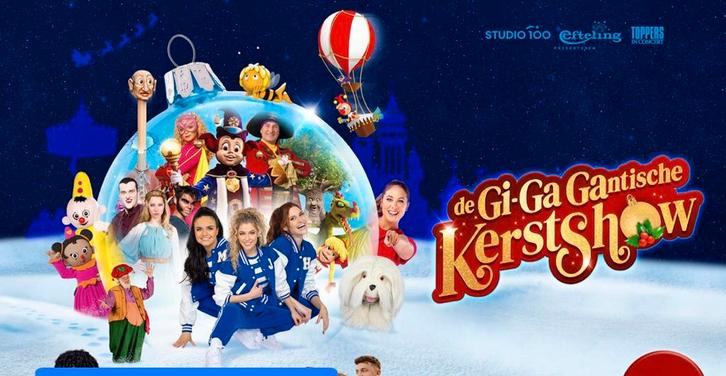 4 tickets GI-GA-GANTISCHE KERSTSHOW (per 2 kan ook), Tickets en Kaartjes, Evenementen en Festivals, Drie personen of meer