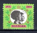 Timbre de Noël du DANEMARK 1972, Timbres & Monnaies, Timbres | Europe | Scandinavie, Enlèvement ou Envoi, Danemark, Affranchi