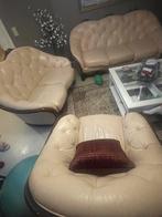 Fauteuil 3+2+1 (convertible lit), Enlèvement, Comme neuf, Cuir